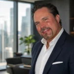 Professional businessman portrait for a Chris Potoski biography article