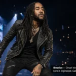 Omarion performing live on stage at the Millennium Tour 2019 for an article about Omarion's parents nationality.