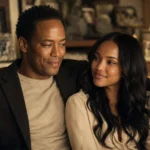 Devon Minters with daughter Karrueche Tran in a warm family portrait for his biography.