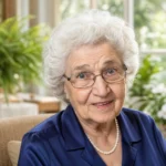 Portrait-style image for Ethel Olga Huzar Obituary showing an elderly woman indoors