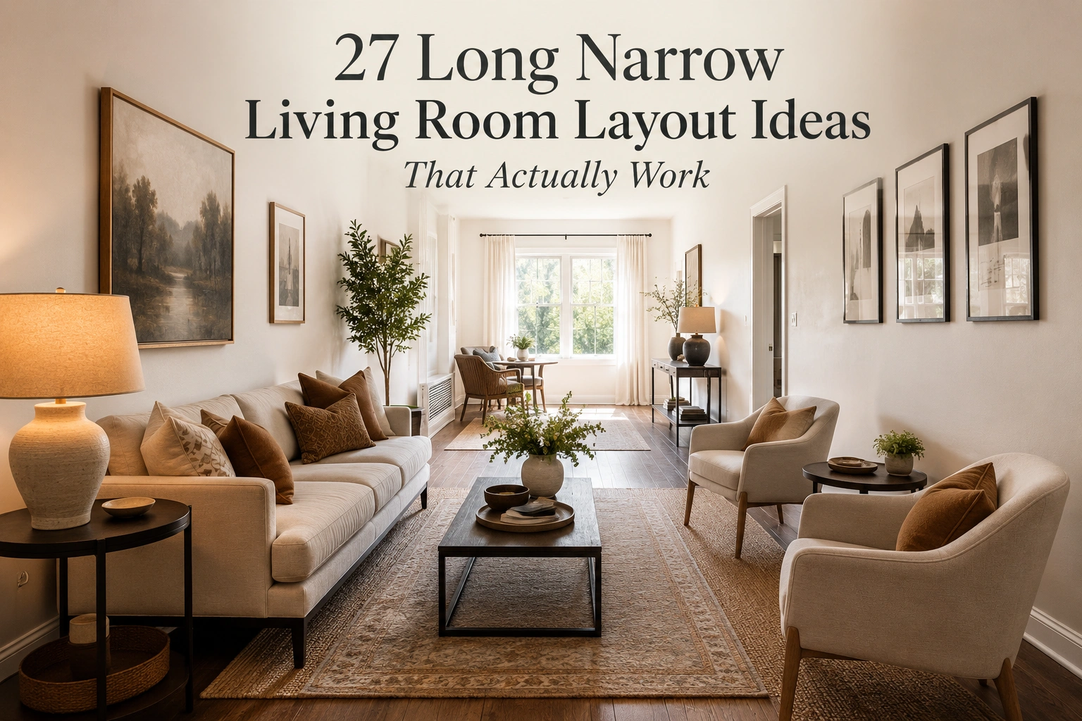 27 Long Narrow Living Room Layout Ideas That Work