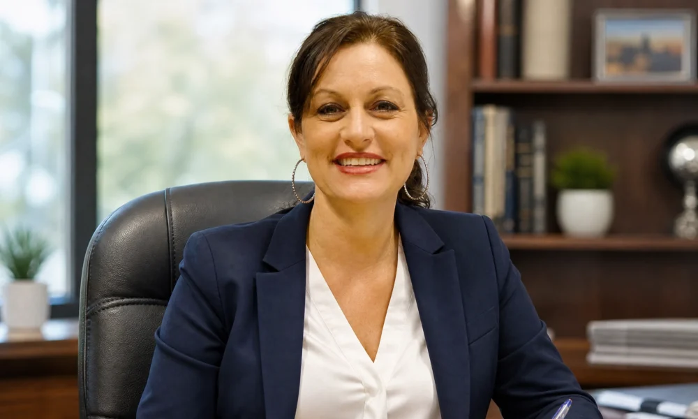 Michelle Brister Louisiana professional portrait in an office setting