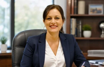 Michelle Brister Louisiana professional portrait in an office setting
